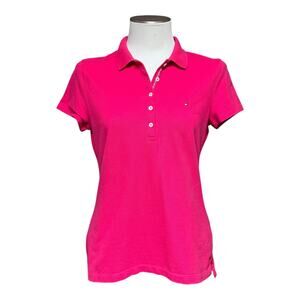 Tommy Hilfiger Polo Shirt Pink Large